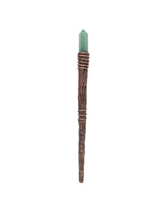 Thin Abundance Green Aventurine Crystal Wand WA_31025