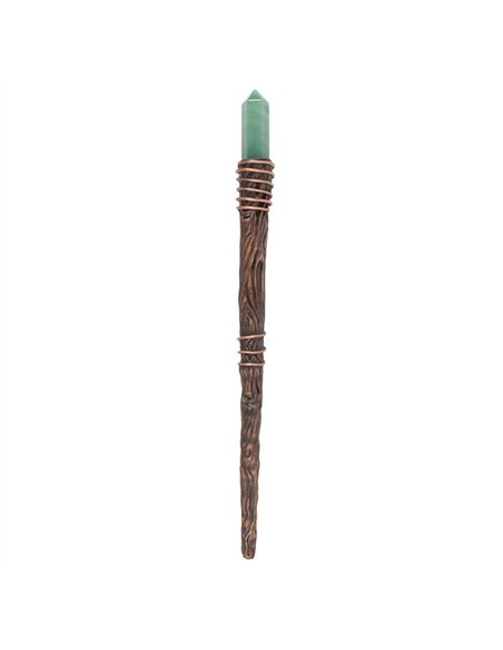 Thin Abundance Green Aventurine Crystal Wand WA_31025 - pic 138265 | FastDaddyshop