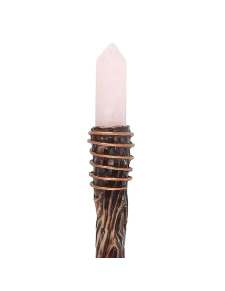 Thin Romance Rose Quartz Crystal Wand WA_31125 - pic 138270 | FastDaddyshop