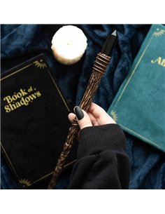 Thin Protection Black Obsidian Crystal Wand WA_31225 2