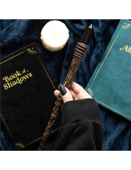 Thin Protection Black Obsidian Crystal Wand WA_31225 - pic 138272 | FastDaddyshop
