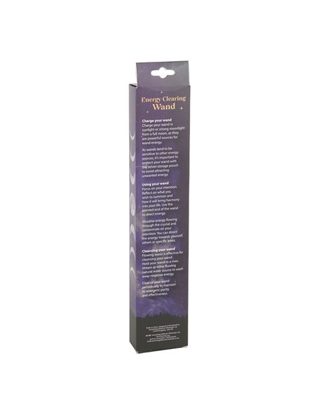 Energy Clearing Aura Quartz Crystal Wand with Pouch WA_31325 - pic 138278 | FastDaddyshop