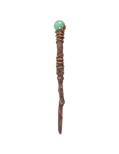 Abundance Green Aventurine Crystal Wand with Pouch WA_31425