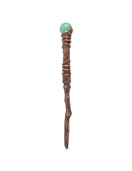 Abundance Green Aventurine Crystal Wand with Pouch WA_31425 - pic 138284 | FastDaddyshop