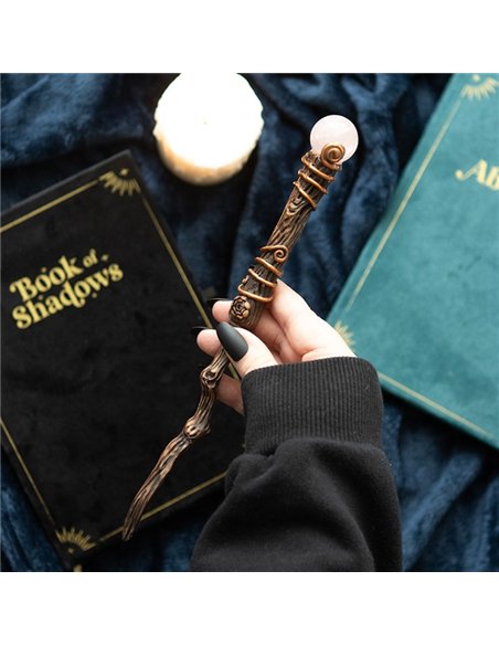 Romance Rose Quartz Crystal Wand with Pouch WA_31525 - pic 138286 | FastDaddyshop