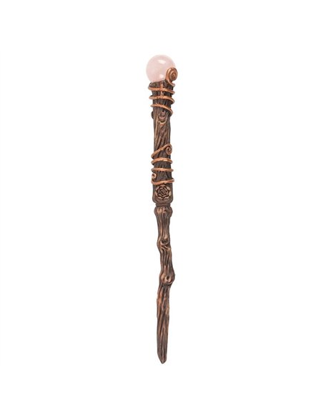 Romance Rose Quartz Crystal Wand with Pouch WA_31525 - pic 138289 | FastDaddyshop