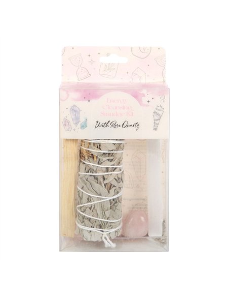 Smudge Kit with Rose Quartz Crystal WT_67123 - pic 138304 | FastDaddyshop