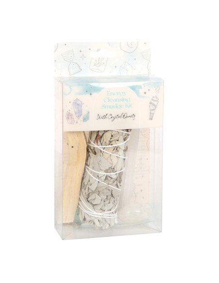 Smudge Kit with Clear Quartz Crystal WT_67223 - pic 138309 | FastDaddyshop