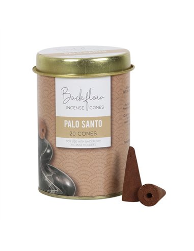 6 Tins of Elements Palo Santo Jumbo Backflow Cones BC_61122