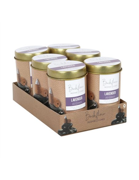 6 Tins of Elements Lavender Jumbo Backflow Cones BC_61222 - pic 138330 | FastDaddyshop
