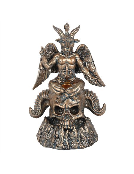Gold Baphomet LED Backflow Incense Burner BF_13631 - pic 138374 | FastDaddyshop