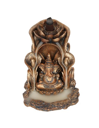 Bronze Ganesh Backflow Incense Burner BF_21928