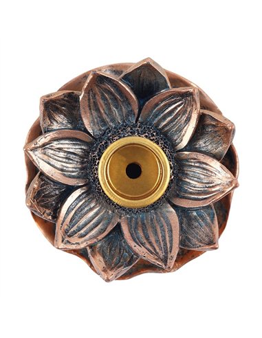Bronze Lotus Backflow Incense Burner BF_22138