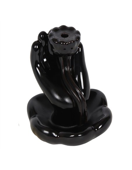 Hand & Lotus Flower Backflow Incense Burner BF_25528 - pic 138413 | FastDaddyshop