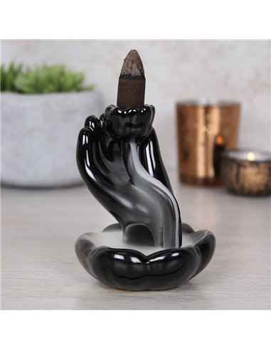 Hand & Lotus Flower Backflow Incense Burner BF_25528