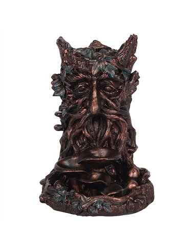 Bronze Effect Tree Man Backflow Incense Burner BF_68738