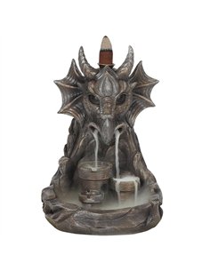 Grey Dragon Backflow Incense Burner BF_69038