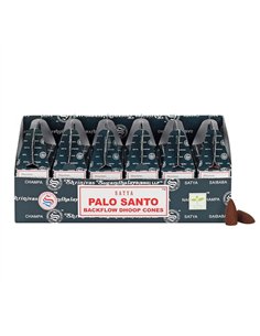 Set of 6 Packets of Satya Palo Santo Backflow Dhoop Cones IN18PAL