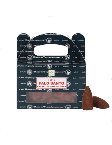 Set of 6 Packets of Satya Palo Santo Backflow Dhoop Cones IN18PAL - pic 138483 | FastDaddyshop