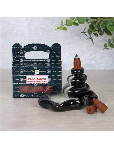 Set of 6 Packets of Satya Palo Santo Backflow Dhoop Cones IN18PAL - pic 138485 | FastDaddyshop