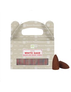 Set of 6 Packets of Satya White Sage Backflow Dhoop Cones IN18WS 2