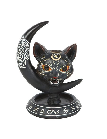 Black Cat Moon Backflow Incense Burner  PA_34825 - pic 138519 | FastDaddyshop