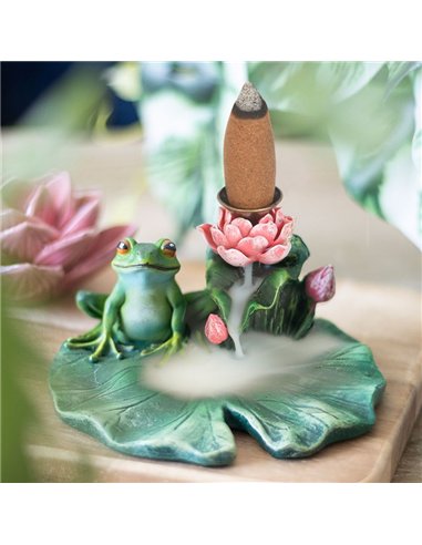 Lily Pad Backflow Incense Burner PO_58625