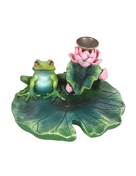 Lily Pad Backflow Incense Burner PO_58625 - pic 138535 | FastDaddyshop