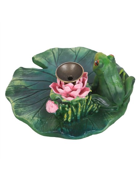 Lily Pad Backflow Incense Burner PO_58625 - pic 138537 | FastDaddyshop
