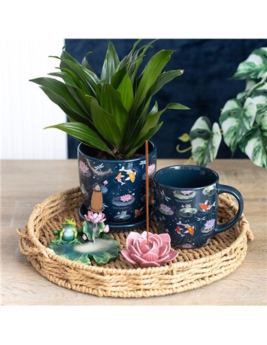Lily Pad Backflow Incense Burner PO_58625