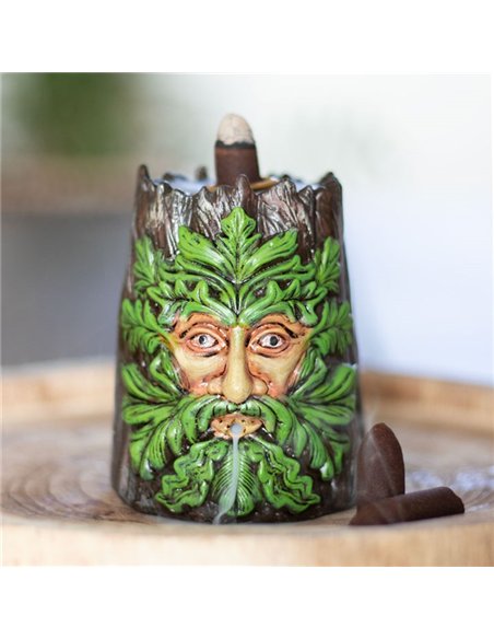 Spirit of the Trees Green Man Backflow Incense Burner SP_08823 - pic 138543 | FastDaddyshop