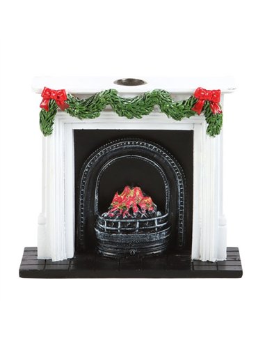 Christmas Fireplace Backflow Incense Burner TD_73124