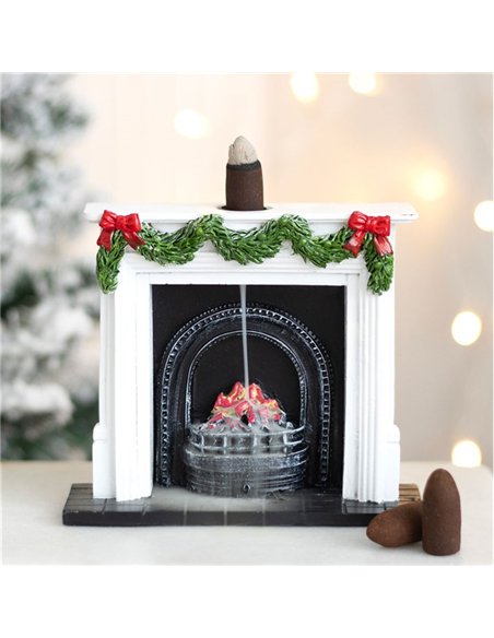 Christmas Fireplace Backflow Incense Burner TD_73124 - pic 138548 | FastDaddyshop