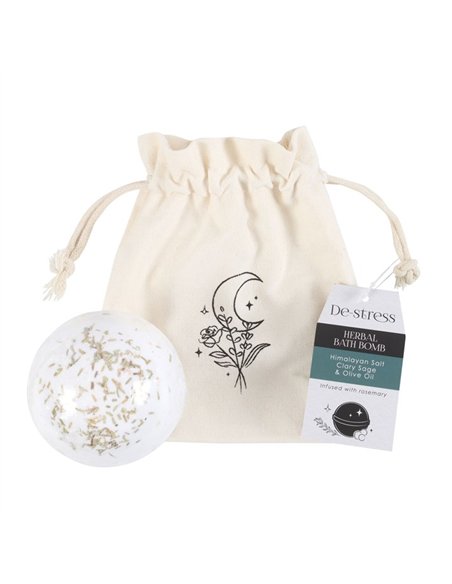 'De-Stress' Herbal Clary Sage Bath Bomb HM_48823 - pic 138590 | FastDaddyshop