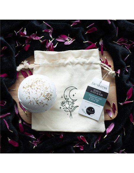 'De-Stress' Herbal Clary Sage Bath Bomb HM_48823 - pic 138593 | FastDaddyshop