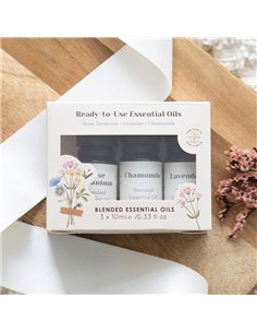 Set of 3 Floral Blended Essential Oils BL_27325 2
