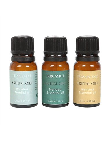 Set of 3 Success Ritual Blended Essential Oils HM_49023