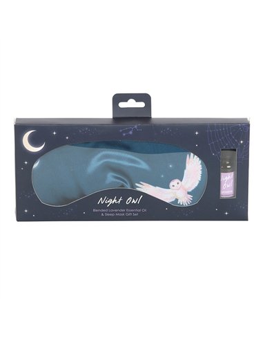 Night Owl Sleep Mask and Essential Oil Gift Set MF_09125