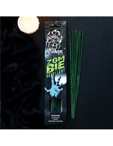 Zombie Repellent Incense Sticks with Holder AF_64525