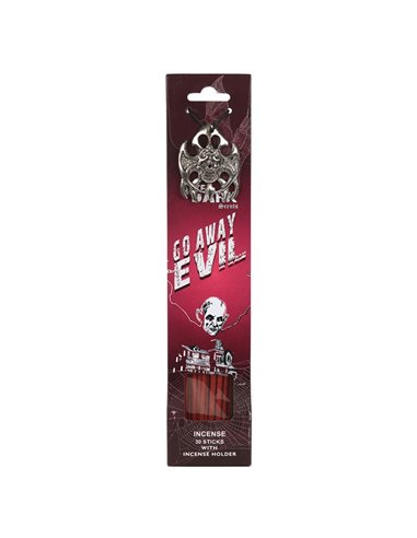 Go Away Evil Incense Sticks with Holder AF_64725