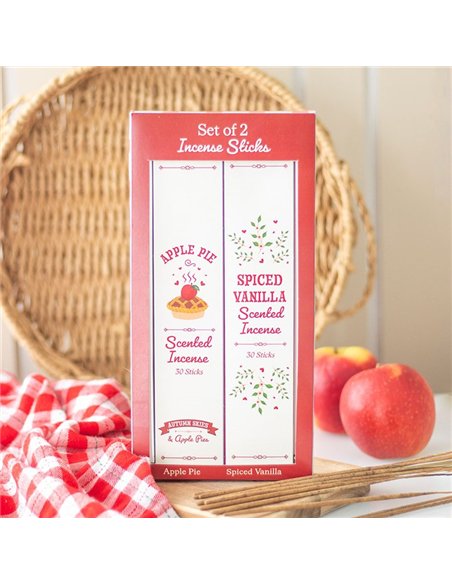 Set of 2 Apple Pie and Spiced Vanilla Incense Stick Packs AP_94225 - pic 138690 | FastDaddyshop