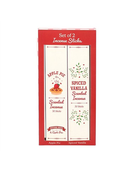 Set of 2 Apple Pie and Spiced Vanilla Incense Stick Packs AP_94225 - pic 138691 | FastDaddyshop