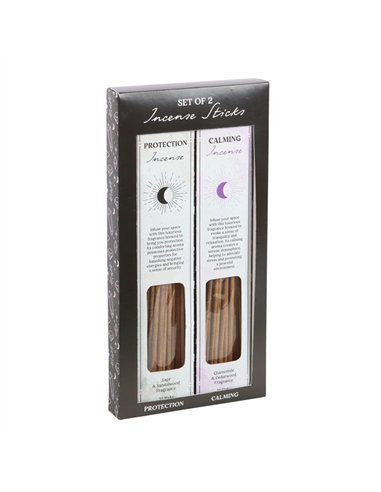 Set of 2 Calming & Protection Incense Stick Sets CW_91724