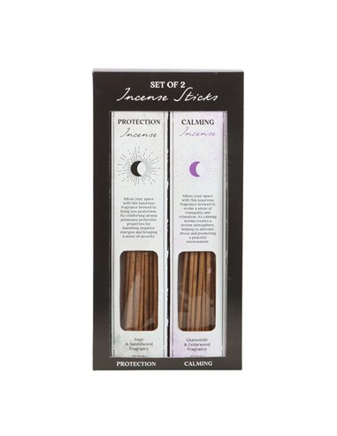 Set of 2 Calming & Protection Incense Stick Sets CW_91724