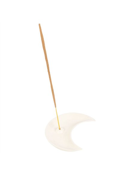 White Crescent Moon Incense Stick Holder IH_85324 - pic 138819 | FastDaddyshop