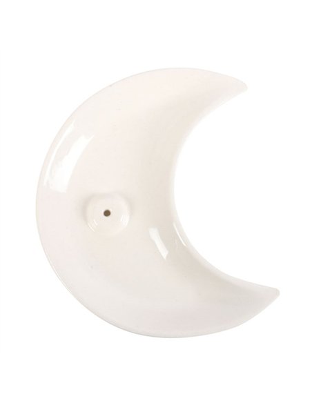 White Crescent Moon Incense Stick Holder IH_85324 - pic 138820 | FastDaddyshop