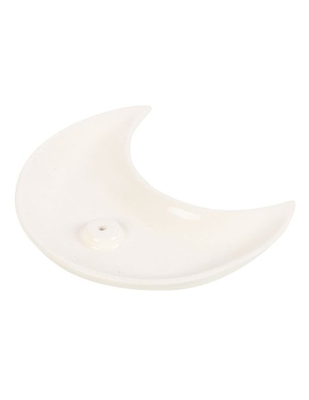 White Crescent Moon Incense Stick Holder IH_85324 - pic 138821 | FastDaddyshop