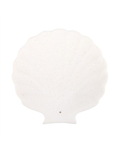 Off White Scallop Shell Incense Stick Holder IH_85424