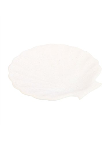 Off White Scallop Shell Incense Stick Holder IH_85424