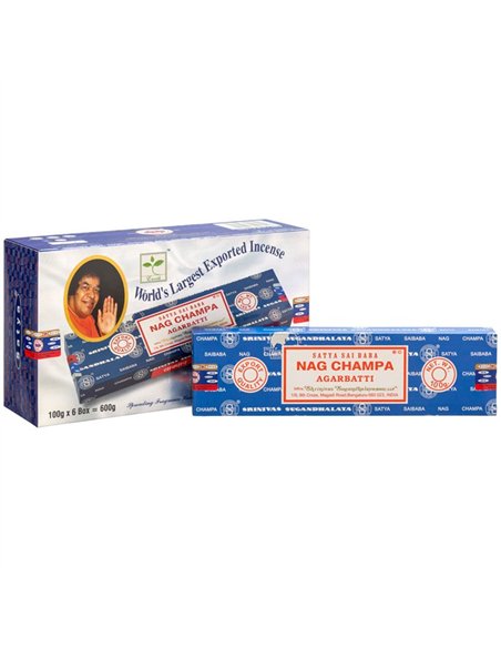 Set of 6 Packets of 100g Sai Baba Nagchampa Incense Sticks IN10 - pic 138828 | FastDaddyshop